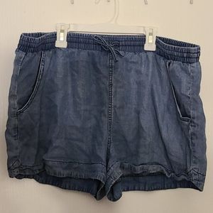 Womens denim shorts